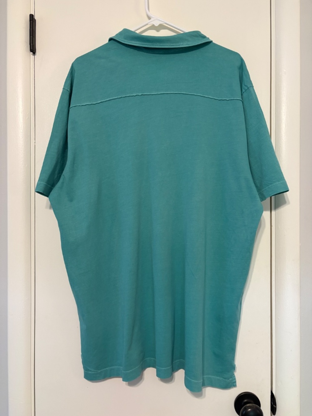 Tommy Bahama #T216106 Mens S/S Bahama Reef Polo Golf Shirt XXL/2XL Teal Logo NWT - Picture 4 of 9